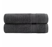 (anthracite, 50 x 100 cm/ 2 pcs) vidaXL Premium Hand Towels Shower Bath Towel Cream 600 gsm 100% Cotton