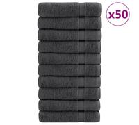 (anthracite, 50 x 100 cm/ 50 pcs) vidaXL Premium Soap Towels Hand Bath Towel 4 pcs Orange 600 gsm 100% Cotton