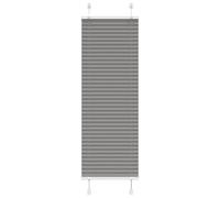 vidaXL Pleated Blind Anthracite 50x150 cm Polyester Fabric Width 49.4 cm