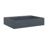 (anthracite, 50 x 38 x 11 cm) vidaXL Wash Basin Vessel Sink Countertop Basin Sink Mineral Cast/Marble Cast