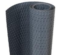 (anthracite, 500 x 100 cm) vidaXL Balcony Screen Privacy Screen Outdoor Garden Fence Screen Poly Rattan