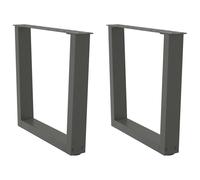 Dining Table Legs V-Shape Desk Legs Kitchen Furniture Leg 3 pcs Steel vidaXL