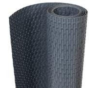 (anthracite, 600 x 100 cm) vidaXL Balcony Screen Privacy Screen Outdoor Garden Fence Screen Poly Rattan