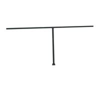 (anthracite, 600 x 245 cm) vidaXL Awning Post Set Garden Balcony Patio Metal Awning Support Post Iron