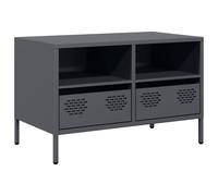(anthracite, 68 x 39 x 43.5 cm) vidaXL TV Cabinet TV Stand TV Unit Entertainment Centre Cold-rolled Steel