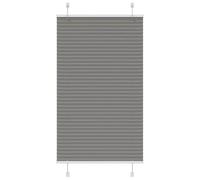 vidaXL Pleated Blind Anthracite 70x150 cm Fabric Width 69.4 cm Polyester