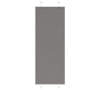 vidaXL Pleated Blind Anthracite 75x200 cm Fabric Width 74.4 cm Polyester, Black