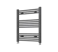 (anthracite, 800x600mm) Stylish Straight Towel Rail HeatingTowel Radiator
