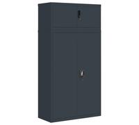 vidaXL File Cabinet Anthracite 90x40x180 cm Steel, Multi