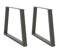 (anthracite, 90 x (72-73.3) cm/ 2 pcs/ 1 piece) vidaXL Coffee Table Legs V-Shape Desk Legs Furniture Legs Bar Stand DIY Steel