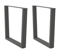 Dining Table Legs V-Shape Desk Legs Kitchen Furniture Leg 3 pcs Steel vidaXL