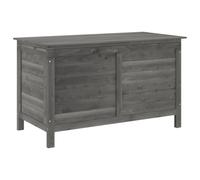 vidaXL Garden Storage Box Anthracite 99x49.5x58.5 cm Solid Wood Fir