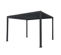 Monster Shop Aluminium Pergola 4M X 3M, Grey