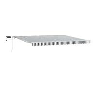 Manual Retractable Awning Shelter Outdoor Awning Folding Arm with LED vidaXL