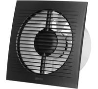 Anthracite Bathroom Extractor Fan 125mm With Timer