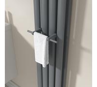 Anthracite Designer Towel Holder for Steel & Electric Radiators - 230mm