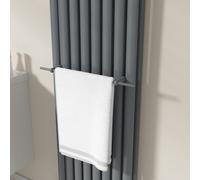 Anthracite Designer Towel Holder for Steel & Electric Radiators - 520mm