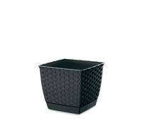 Anthracite Flower Pot 250mm x 250mm x 220mm Planter Flowerpot