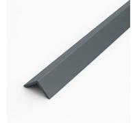 Anthracite Grey 1 Metre UPVC Plastic Rigid Angle 25 x 25mm Corner Cover Trim 90 Degree (15)