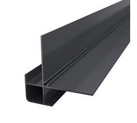 Anthracite Grey 5m Long Aluminium 90? External Corner Trim for Coastline Composite Cladding Board