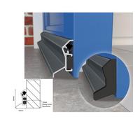 Anthracite Grey Expelex Aluminium Door Draught Excluder Rain Deflector Weather Bar Drip Seal