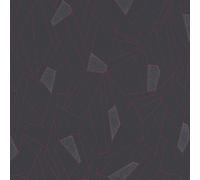 (Anthracite Grey Red 37677-3 ) AS Creation Geometric Embossed Geo Wallpaper Textured Vinyl Metallic Non Woven