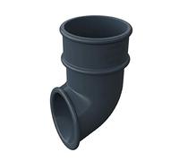 Anthracite Grey Round 68mm Downpipe Shoe, Freeflow Rain Water Systems
