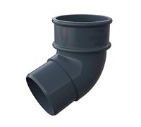 Anthracite Grey Round Downpipe 112.5 Degree Offset Bend, Freeflow Rain Water Systems