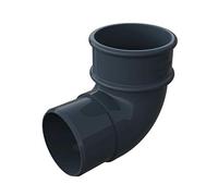 Anthracite Grey Round Downpipe 92.5 Degree Offset Bend, Freeflow Rain Water Systems