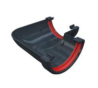 Anthracite Grey Round Gutter 90 Degree Angle Joint, Freeflow 112mm Rain Water Systems