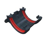Anthracite Grey Round Gutter Union Joint, Freeflow 112mm Rain Water Systems