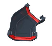Anthracite Grey Square Gutter 135 Degree Angle Freeflow 114mm Rain Water Systems