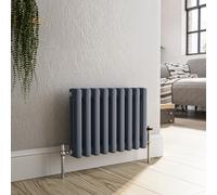 Anthracite Horizontal Column Radiator - Reggio Classic Cast Iron Style - Various Sizes