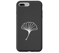 Anthracite Minimalistic Ginkgo Leaves Gingko Tree Zen Case for iPhone 7 Plus/8 Plus
