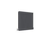 Anthracite Radiator Traditional 3 Column Radiator Horizontal Radiators Cast Iron Style 600x605mm Central Heating Interior Design