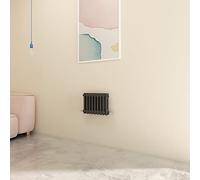 Anthracite Radiator Traditional Horizontal Double Columns Cast Iron Radiator for Bathroom,Living Room and Kitchen 300x425mm