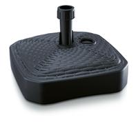 (Anthracite, Square) 10L / 12L Rattan Garden Plastic Parasol Base Stand