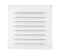 Anthracite Stainless Steel Air Vent Cover 200x200mm Ventilation Grille With Protective Screen For Ceiling And Side Wall Hvac Systems Register Modern Indoor Air Quality Solution(1PC White)