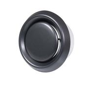 Anthracite Supply 125mm Extract Valve Duct Diffuser Round Air Vent Grille