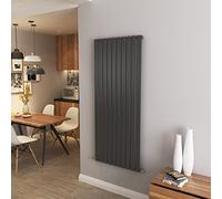 Anthracite Vertical Radiator Single Column Flat Panel Central Heating Radiators 1600 * 680mm