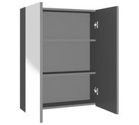 (anthracite) vidaXL Bathroom Mirror Cabinet MDF Home Wall Storage Cabinet Multi Colours