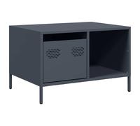 vidaXL Coffee Table Anthracite 68.5x50x43.5 cm Cold-rolled Steel, Black