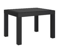 (anthracite) vidaXL Garden Table Outdoor Dining Table Patio Picnic Coffee Dinner Table PP