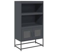 vidaXL Highboard Anthracite 68x39x123 cm Steel