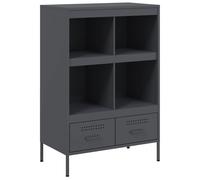 (anthracite) vidaXL Highboard Sideboard Side Cabinet Cupboard Anthracite Cold-rolled Steel