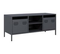 vidaXL TV Cabinet Anthracite 101.5x39x43.5 cm Cold-rolled Steel