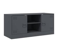 (anthracite) vidaXL TV Cabinet TV Stand TV Unit Entertainment Centre Mustard Yellow Steel