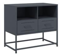(anthracite) vidaXL TV Cabinet TV Unit Entertainment Centre TV Stand Mustard Yellow Steel
