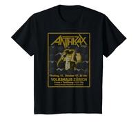 Anthrax Among The Living Flier Vintage T-Shirt, Youth, Black, 4T