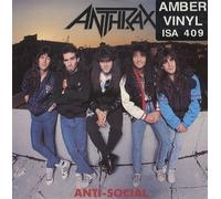 Anthrax Anti-Social 1989 UK 7" vinyl ISA409